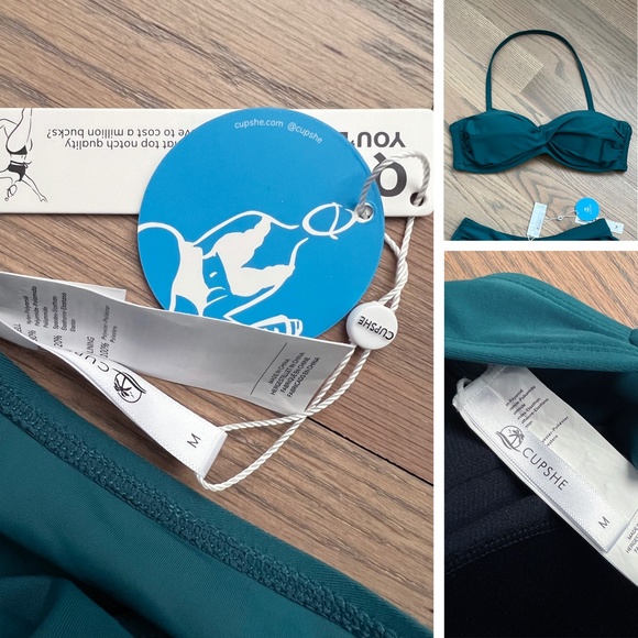 Cupshe/Anthropologie swim suit set - Picture 6 of 7